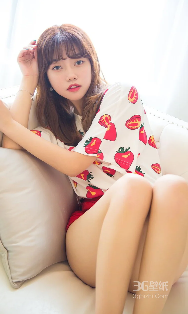 性感厚嘴唇美女草莓酱穿着各种服饰私房写真诱惑图片 第8张 - 性感美女写真